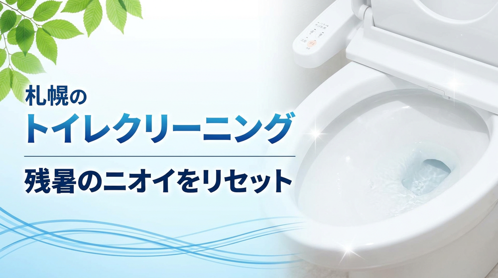 札幌のトイレ臭を残暑にリセット｜トイレクリーニング