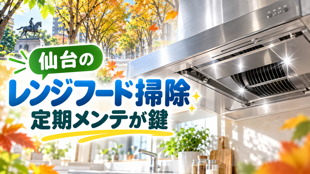 仙台のレンジフード掃除は定期メンテが鍵｜NHC仙台店